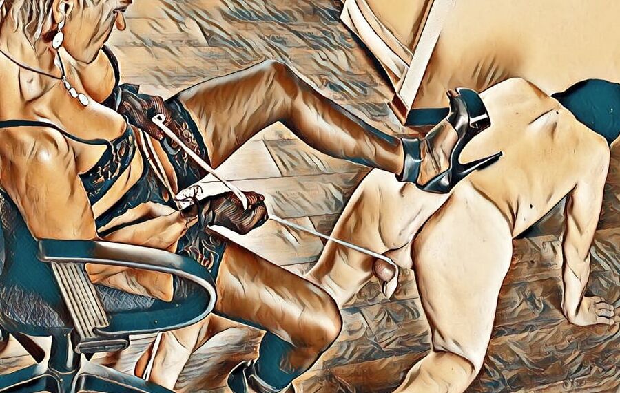 Femdom visual effect
