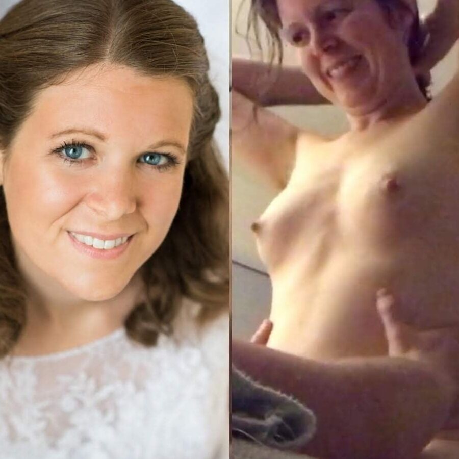 Sexy brides dressed undressed