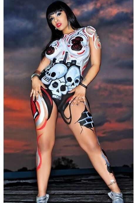 Greatest Body Paints Sexy Women models