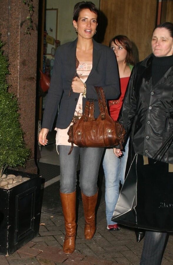 Female Celebrity Boots &amp; Leather - Sophie Anderton