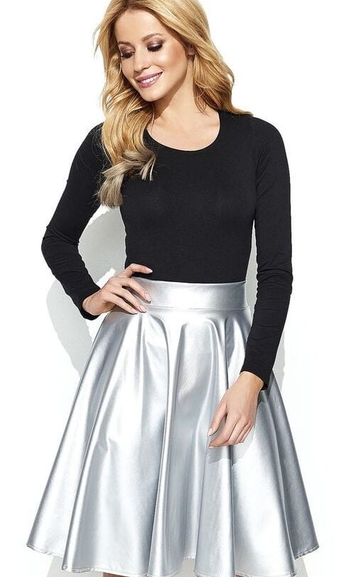 Metallic Coloured Leather Skirts - by Redbull