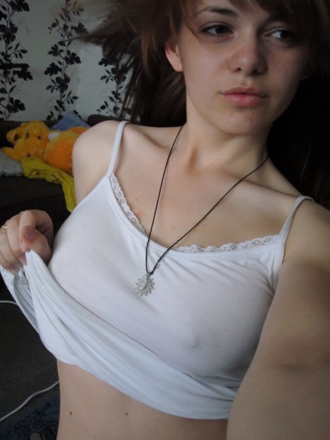 Naughty Girl with Teddy Bears-