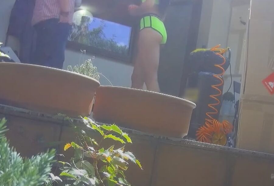 Slutty Polish milf voyeur