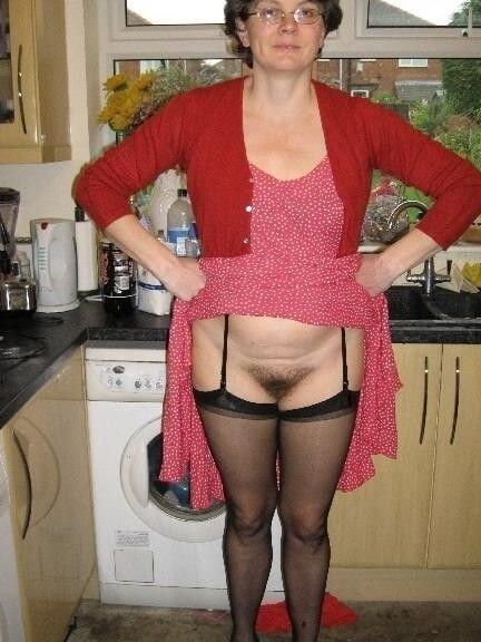 More granny bush, tits and cock sucking