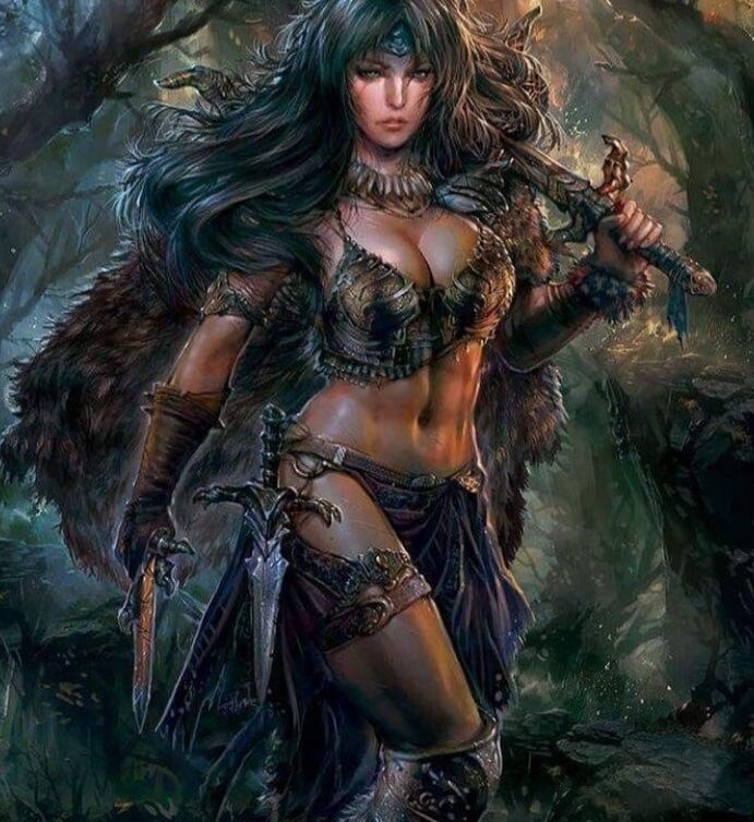 Female fantasy warriors