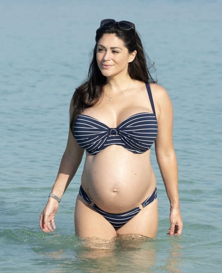 Pregnant swimwear babes