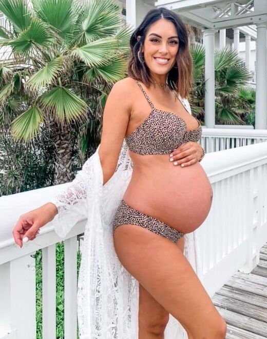 Pregnant swimwear babes