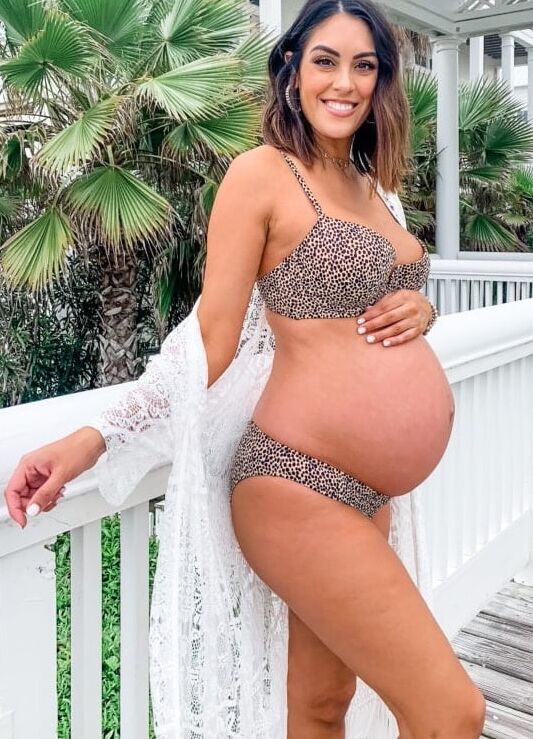 Pregnant swimwear babes