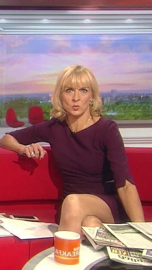 Stroking Nice And Hard For MILF Louise Minchin mmm Fuck