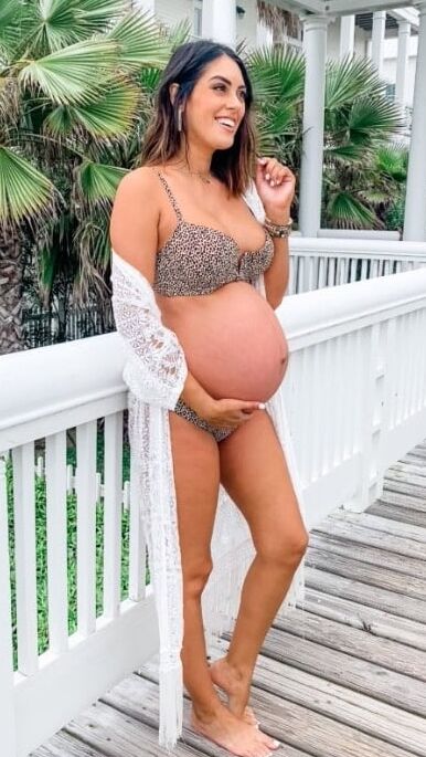 Pregnant swimwear babes