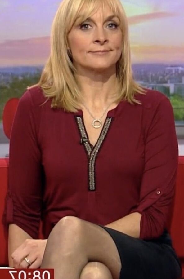 Stroking Nice And Hard For MILF Louise Minchin mmm Fuck