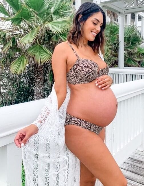 Pregnant swimwear babes