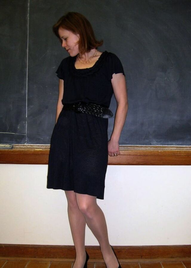 Pantyhosed Teacher