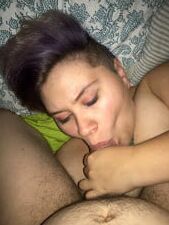 Cocksucker and chubby Luna exposed by her cucky husband