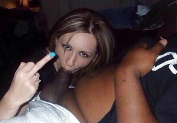 White sluts sucking Black Cock