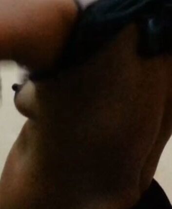 Spying Aunty with Big Nipples