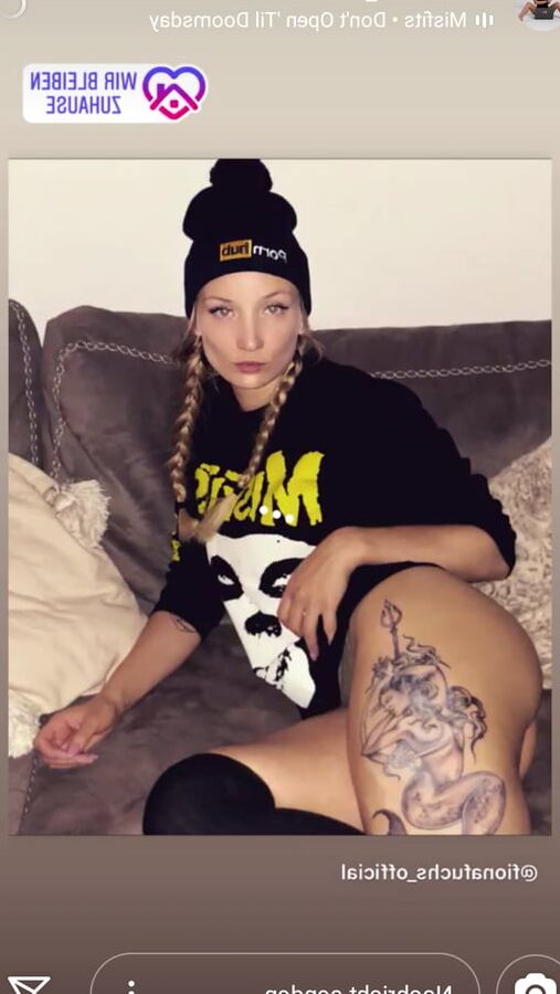 Fiona Fuchs insta snap story