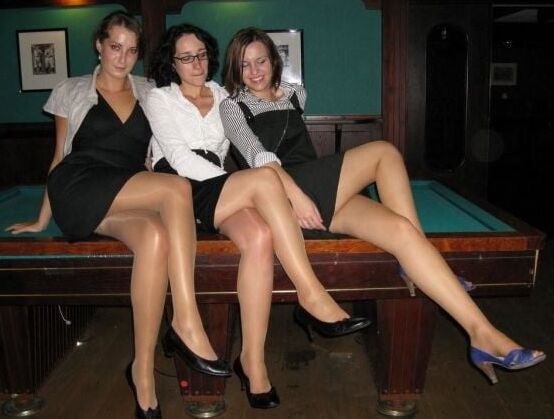 Mix Beautiful ladies young and old with Panyyhose V