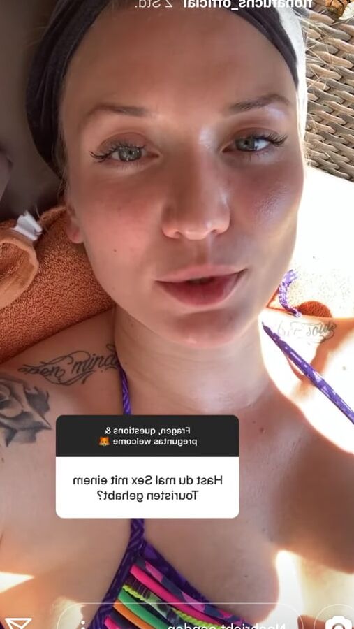 Fiona Fuchs insta snap story