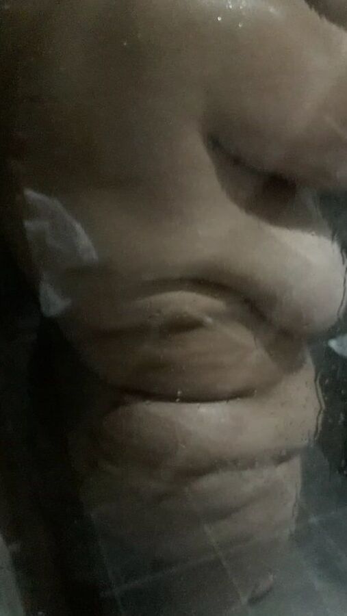 Aunt in shower