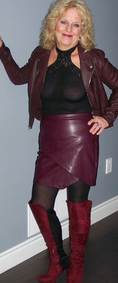 Black one-piece body suit,