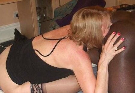 Blonde wives rimming black men