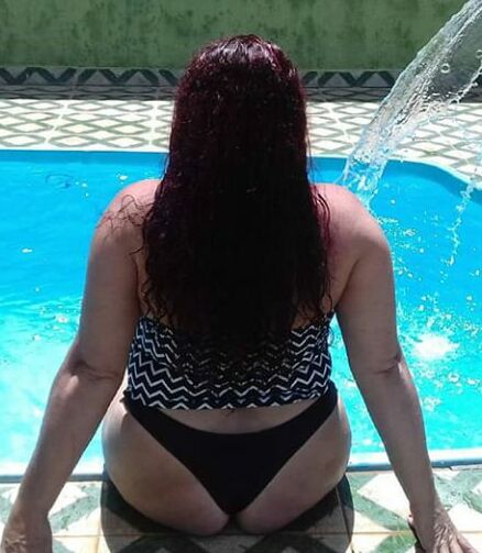 My chubby hot MIL yo in a sunny day
