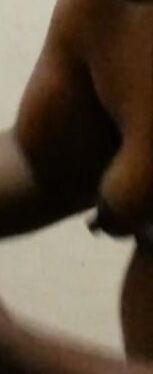 Spying Aunty with Big Nipples