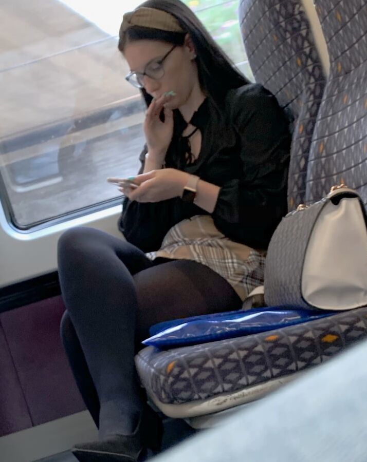 Slut smelling her fingers