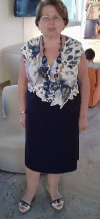 Mature and granny with huHuge ankles