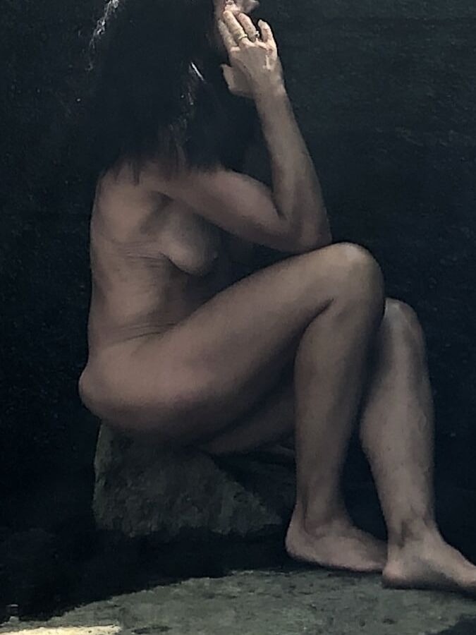 My wife at