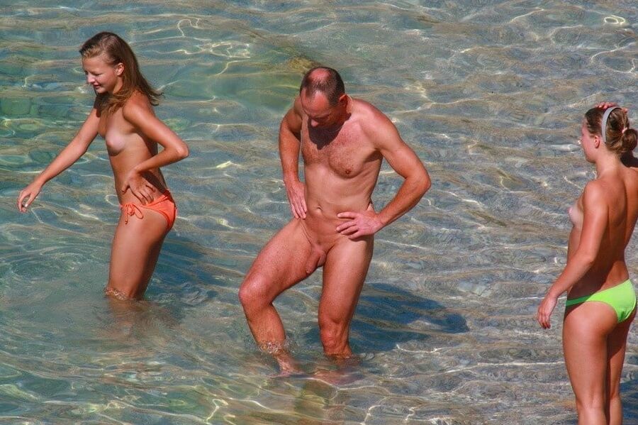 Fam am Strand