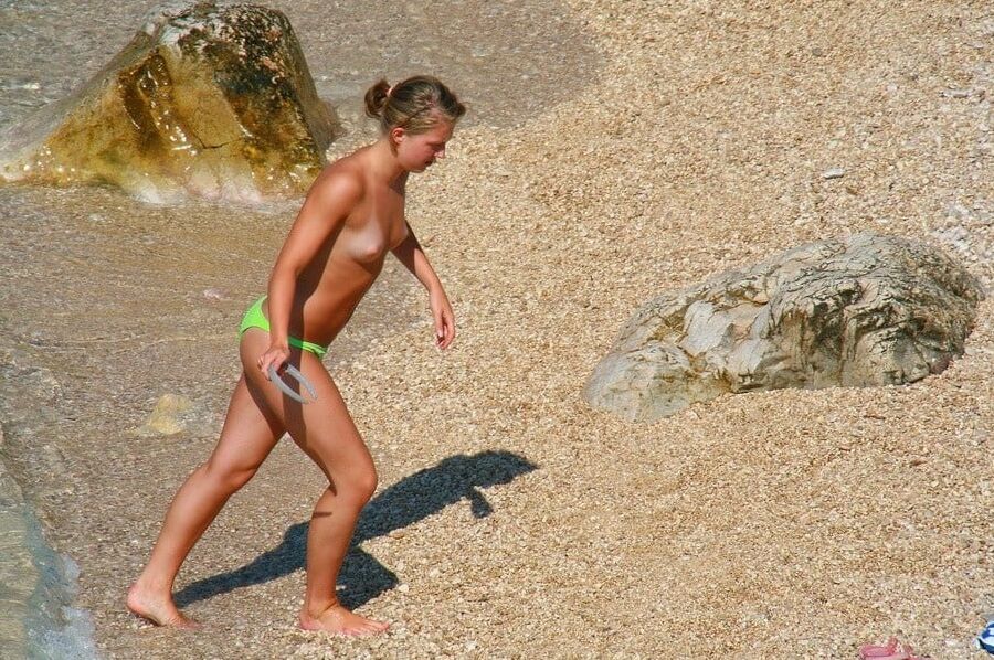 Fam am Strand