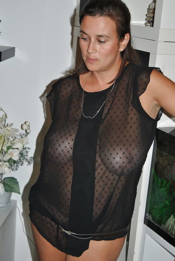 Italian Big tits brunette Milf mom Exposed whore
