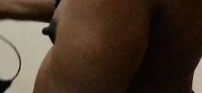 Spying Aunty with Big Nipples