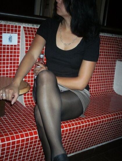 Mix Beautiful ladies young and old with Panyyhose V