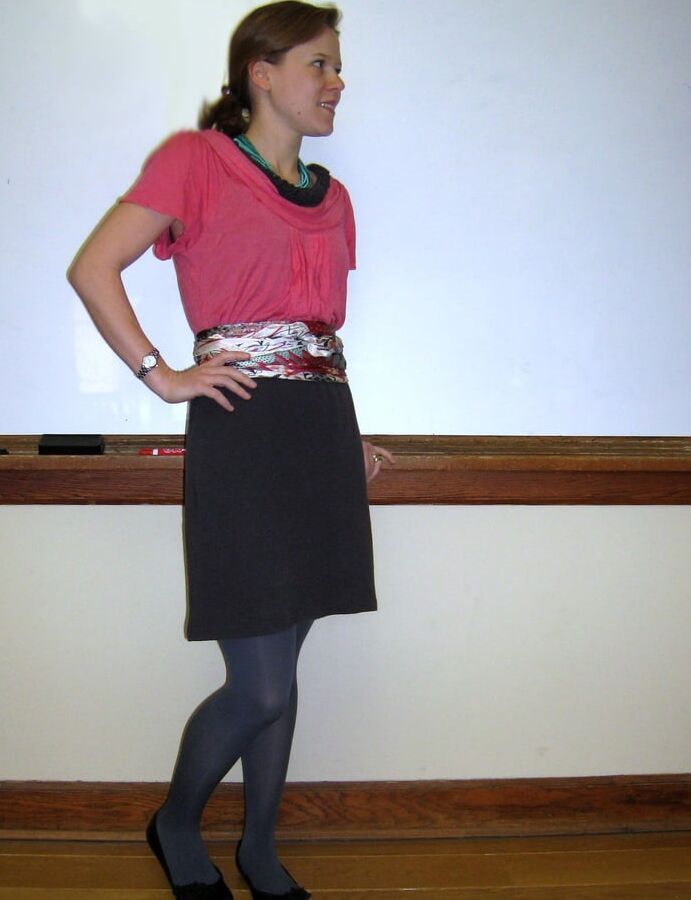 Pantyhosed Teacher