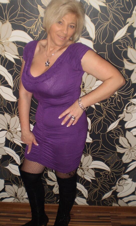 Clothed Granny - Big Boobs