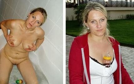 Dressed undressed moms