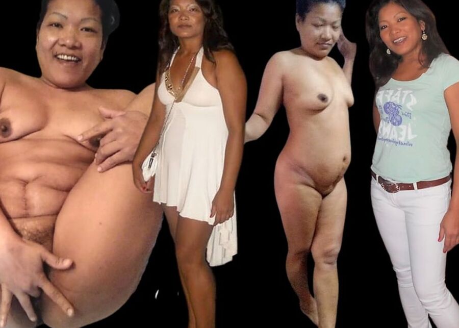 My wife dressed undressed