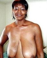 BIG BLACK NATURAL BOOBS
