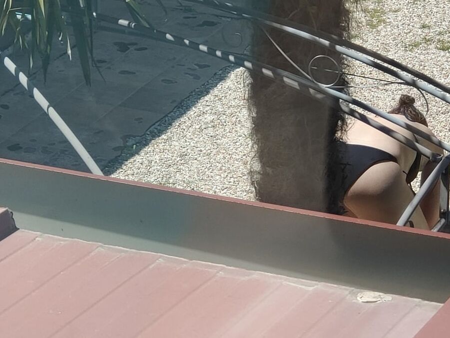 Empezando a tomar el sol
