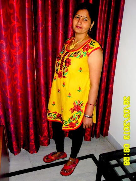a beautiful aunty
