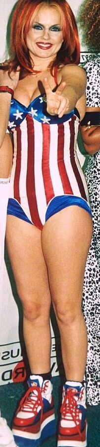 GERI HALLIWELL WEARING BODYSUIT AT MTV VMA