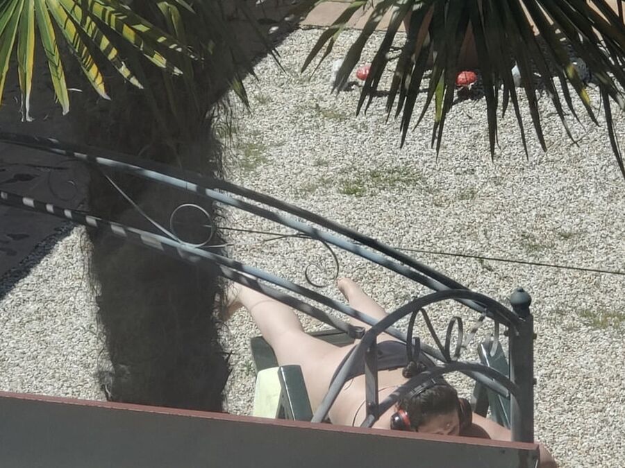 Empezando a tomar el sol