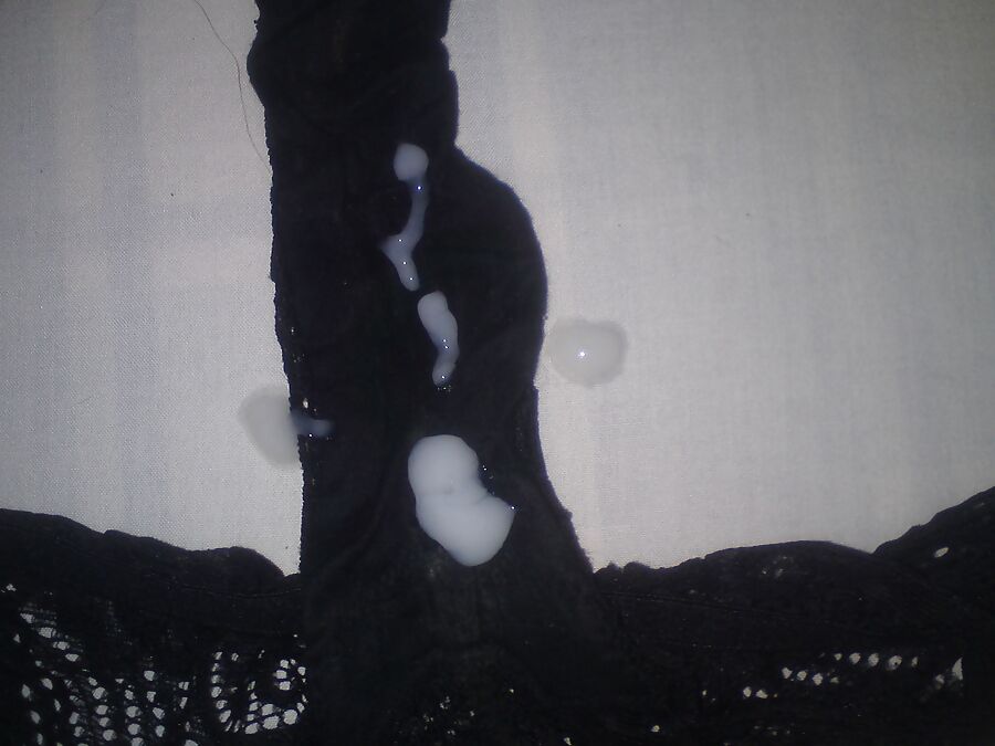 Horny as wearing my wife&;s knickers