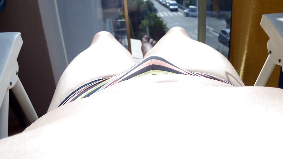 tomando el sol ..