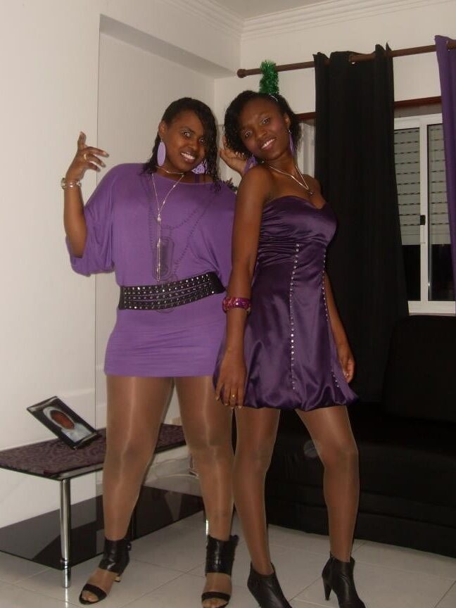 ebony babes in pantyhose