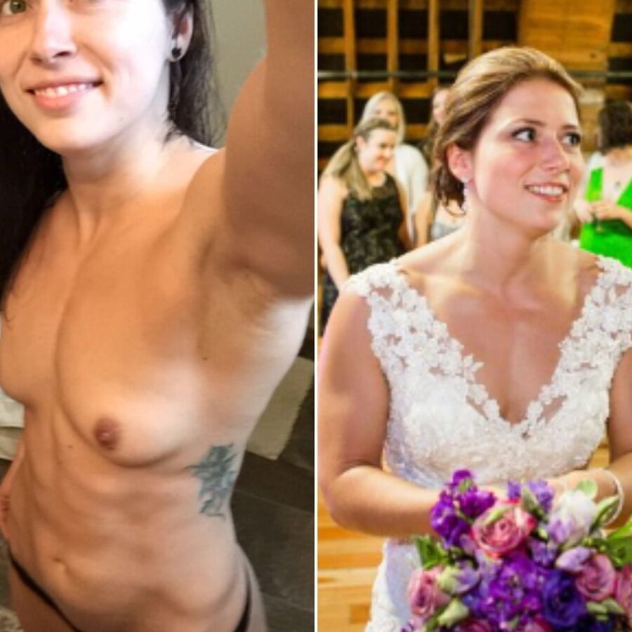 Before and After - Slutty Brides