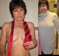 Dressed undressed moms